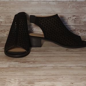 Black American Eagle Slip-on Shoes
